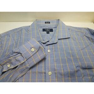 J Crew Shirt Mens M Blue Shirt‎ Thompson Shirtings Long Sleeve Button Up 15 15½